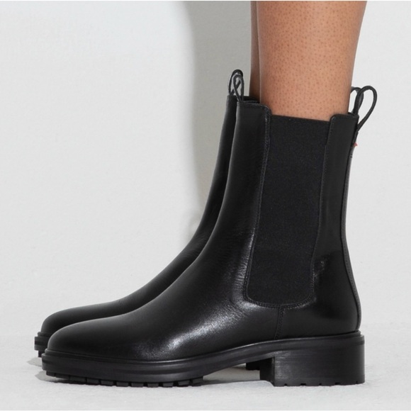 Aeyde Jack Leather Chelsea Booties - Picture 6 of 7